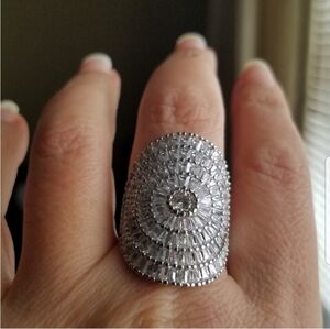 Swarovski Silver Statement Ring